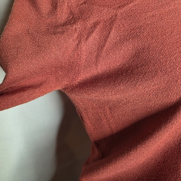 99 Jane Street Womens Burnt Orange Sweater Open Back Size Medium - Picture 3 of 8